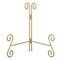 Gold Plate Stand, 6 Inch Decorative Plate Holder for Displaying Platters, Heavy-Duty Metal Easel Stand for Picture, Photo Frame, Plates, Books and Round Objects
